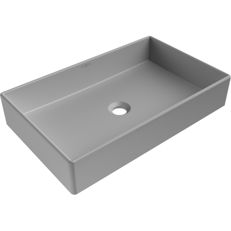 Mexen Goya lavabo de comptoir 60 x 37 cm, Gris clair mat- 22186061