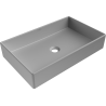 Mexen Goya lavabo de comptoir 60 x 37 cm, Gris clair mat- 22186061
