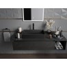 Mexen Goya lavabo à poser 60 x 37 cm, noir mat - 22186085