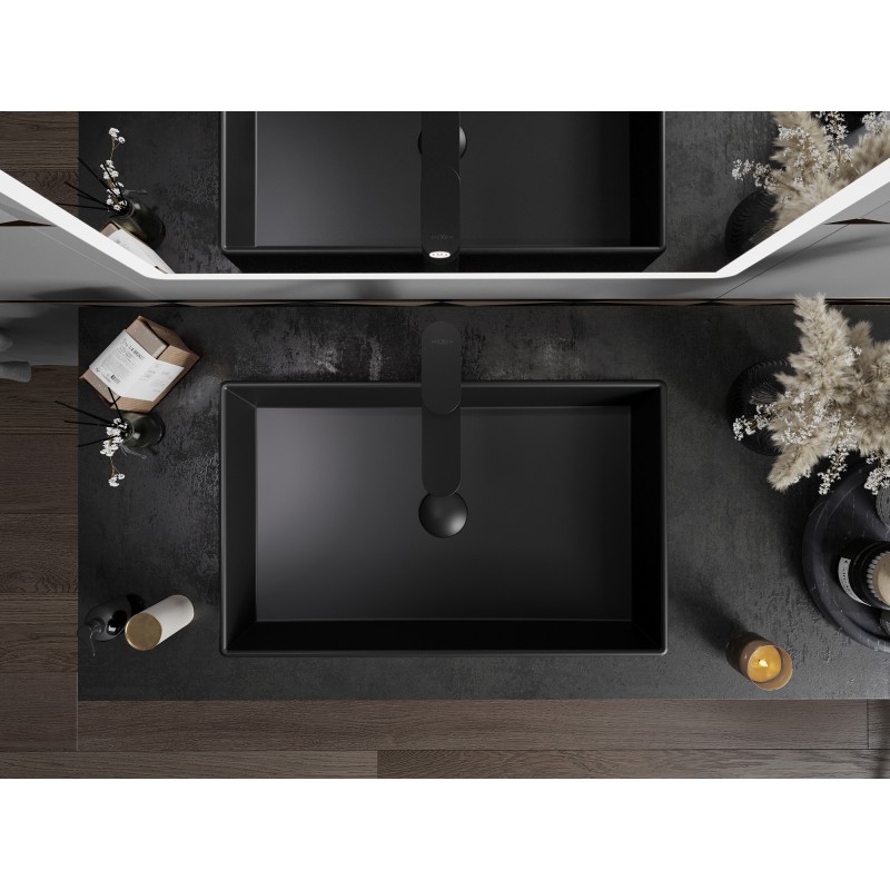 Mexen Goya lavabo de comptoir 60 x 37 cm, noir mat- 22186085