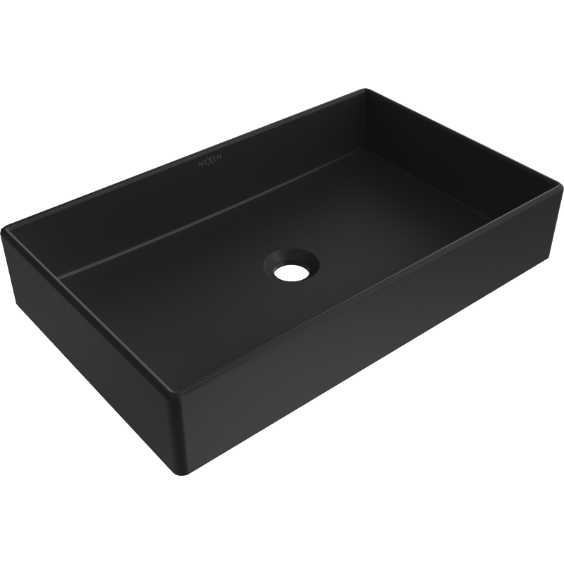 Mexen Goya lavabo à poser 60 x 37 cm, noir mat - 22186085