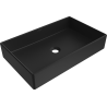 Mexen Goya lavabo de comptoir 60 x 37 cm, Noir mat- 22186085