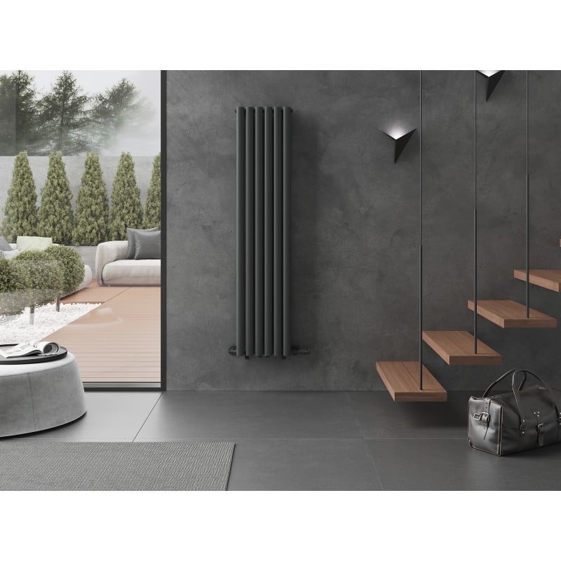Mexen Dallas radiateur décoratif 1600 x 360 mm, 1039 W, anthracite - W214-1600-360-00-66