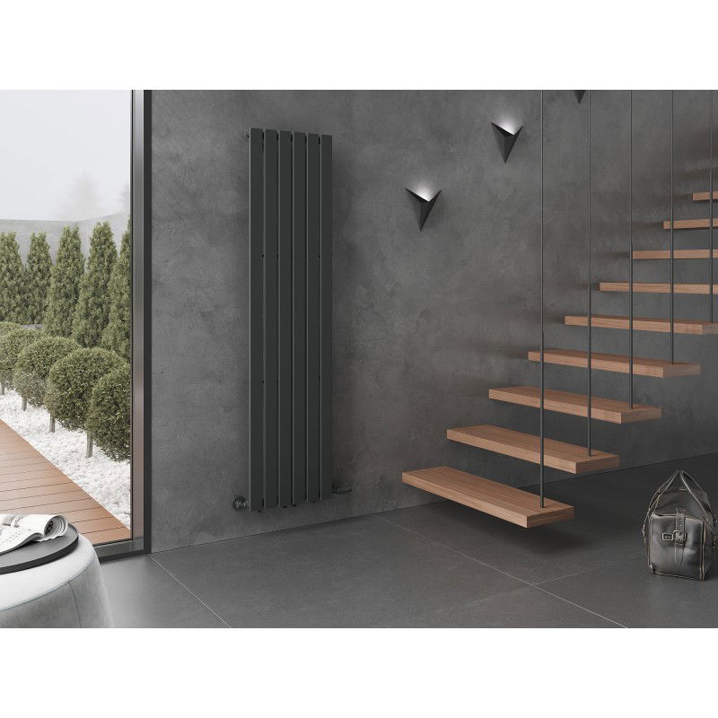 Mexen Boston radiateur décoratif 1800 x 452 mm, 888 W, anthracite - W213-1800-452-00-66