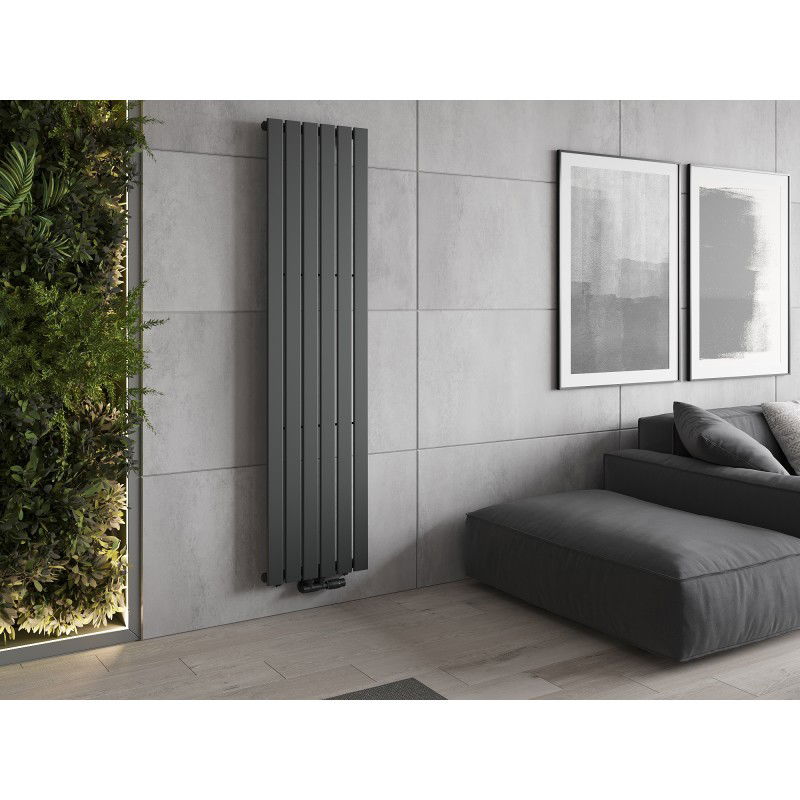 Mexen Boston radiateur décoratif 1800 x 452 mm, 888 W, anthracite - W213-1800-452-00-66