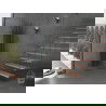 Radiateur décoratif Mexen Omaha 1800 x 420 mm, 655 W, anthracite - W208-1800-420-00-66