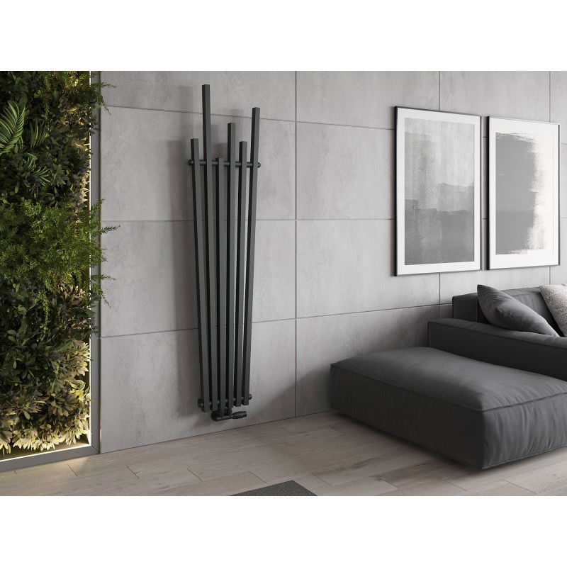 Mexen Omaha radiateur décoratif 1800 x 420 mm, 655 W, anthracite - W208-1800-420-00-66