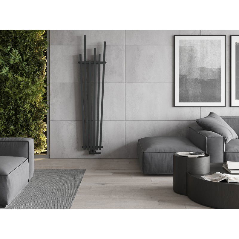 Mexen Omaha radiateur décoratif 1800 x 420 mm, 655 W, anthracite - W208-1800-420-00-66