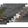 Radiateur décoratif Mexen Orlando 1380 x 600 mm, 445 W, anthracite - W207-1380-600-00-66