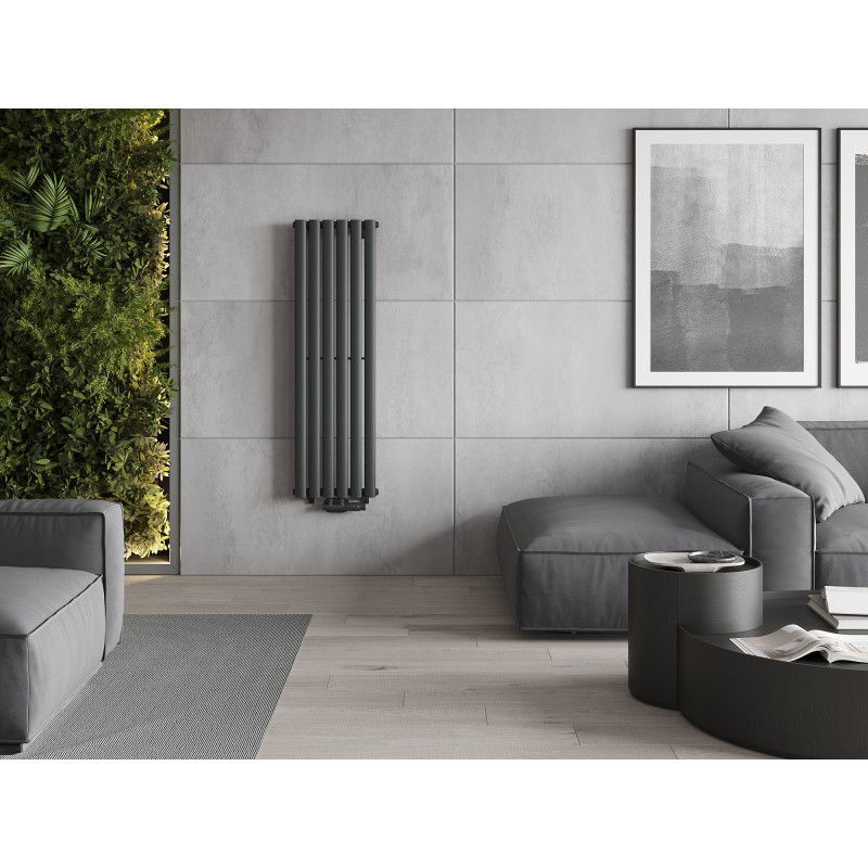 Mexen Oregon radiateur décoratif 1200 x 360 mm, 417 W, anthracite - W202-1200-350-00-66