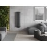 Radiateur décoratif Mexen Oregon 1200 x 360 mm, 417 W, anthracite - W202-1200-350-00-66