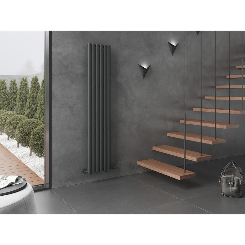 Mexen Oregon radiateur décoratif 1800 x 360 mm, 604 W, anthracite - W202-1800-350-00-66