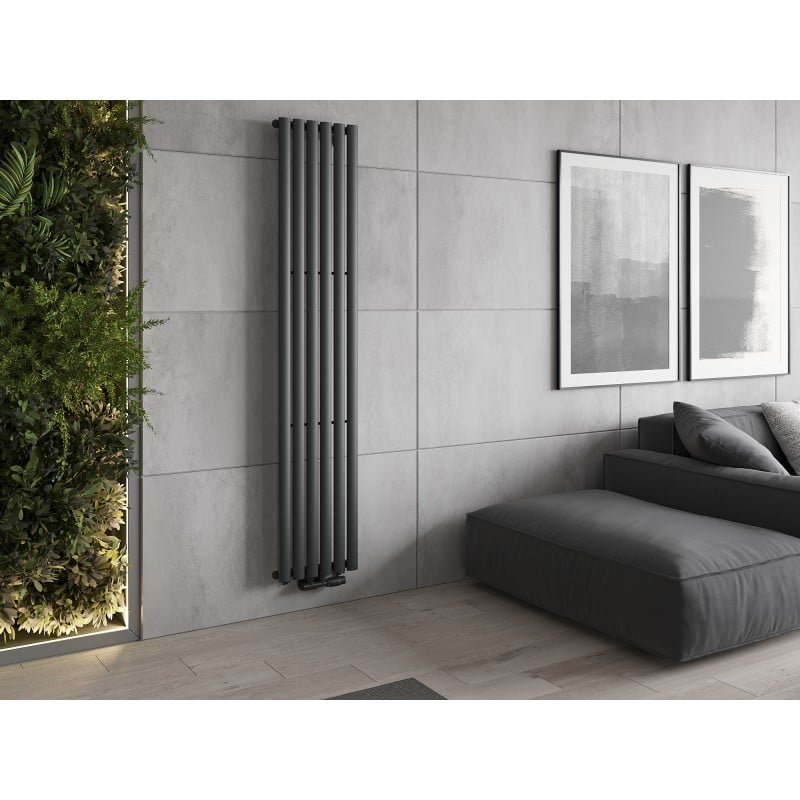 Mexen Oregon radiateur décoratif 1800 x 360 mm, 604 W, anthracite - W202-1800-350-00-66