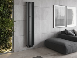 Mexen Oregon radiateur décoratif 1800 x 360 mm, 604 W, anthracite - W202-1800-350-00-66
