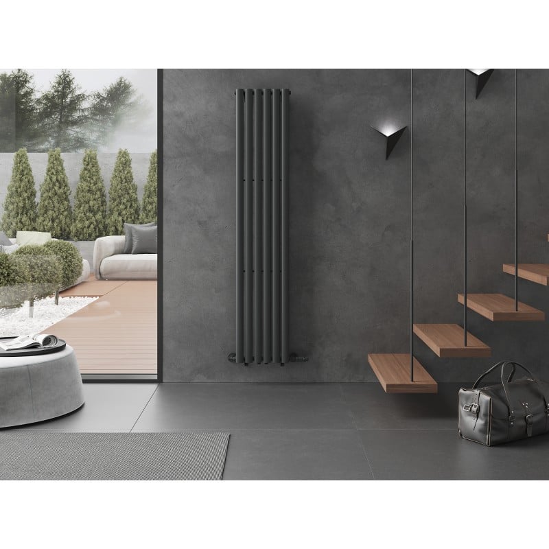 Mexen Oregon radiateur décoratif 1800 x 360 mm, 604 W, anthracite - W202-1800-350-00-66