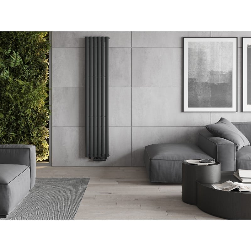 Mexen Oregon radiateur décoratif 1800 x 360 mm, 604 W, anthracite - W202-1800-350-00-66