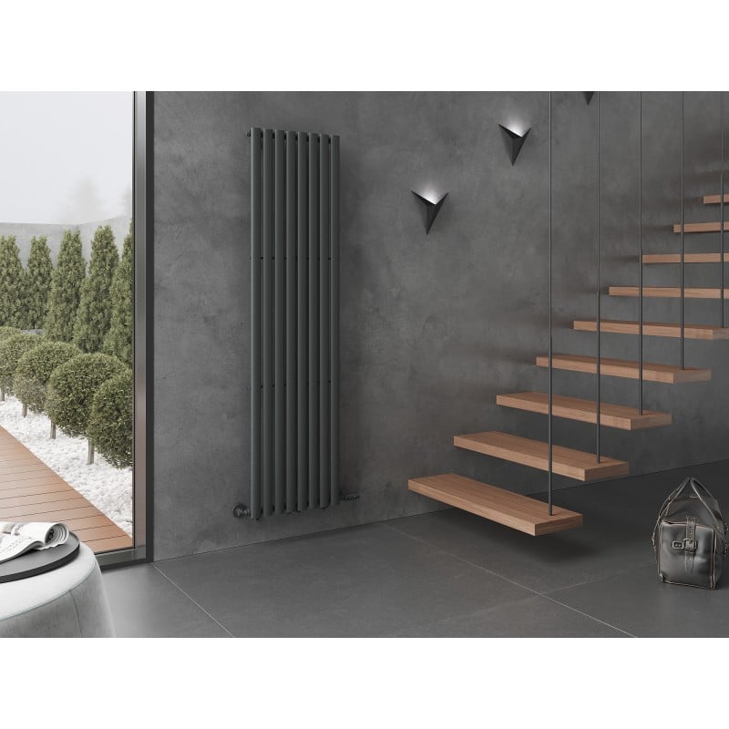 Mexen Oregon radiateur décoratif 1800 x 480 mm, 805 W, anthracite - W202-1800-490-00-66