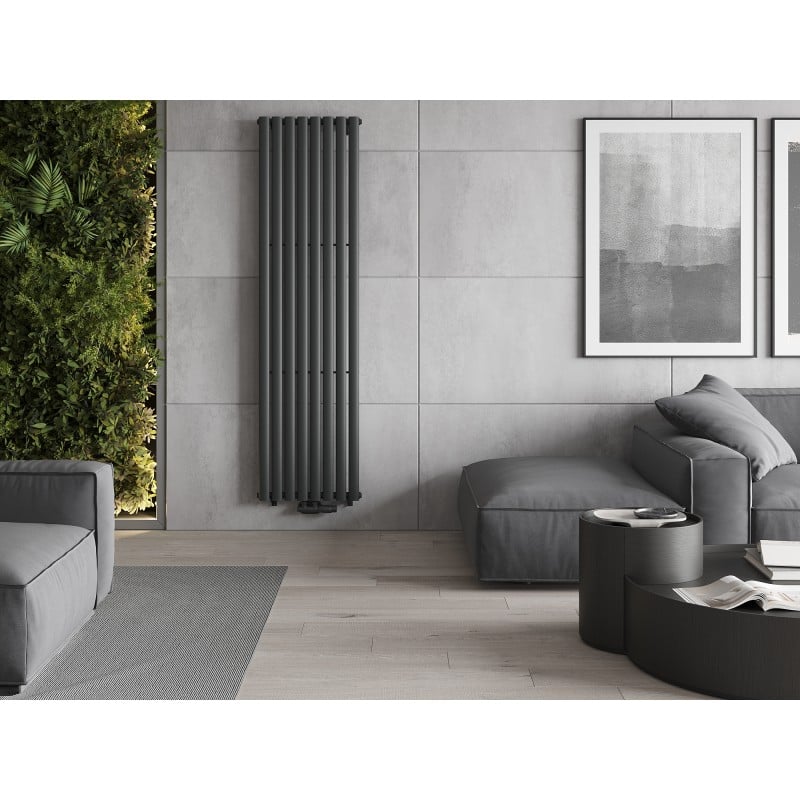 Mexen Oregon radiateur décoratif 1800 x 480 mm, 805 W, anthracite - W202-1800-490-00-66
