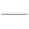 Mexen Ligne CCL11 radiateur à panneaux 600 x 1400 mm, connexion inférieure centrale, 1097 W, blanc - W6C11L-060-140-00