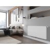 Mexen Line CCL21 radiateur à panneau 500 x 1100 mm, raccordement central inférieur, 1109 W, blanc - W6C21L-050-110-00