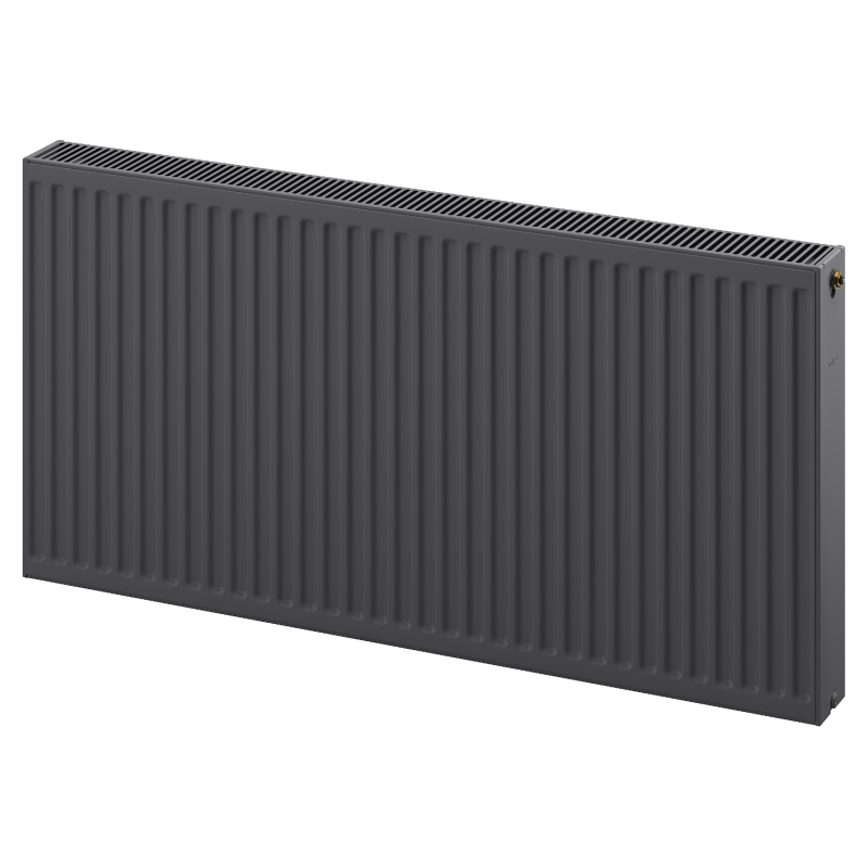 Mexen CC22 radiateur à panneaux 400 x 2200 mm, connexion centrale inférieure, 2608 W, anthracite - W6C22-040-220-66