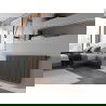 Radiateur plat Mexen CC22 600 x 900 mm, raccordement inférieur central, 1487 W, anthracite - W6C22-060-090-66