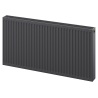 Radiateur plat Mexen CC22 600 x 900 mm, raccordement inférieur central, 1487 W, anthracite - W6C22-060-090-66