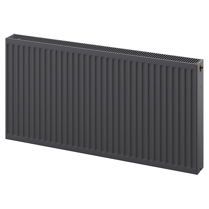 Radiateur Mexen CC22, 600 x 2200 mm, connexion inférieure centrale, 3636 W, anthracite - W6C22-060-220-66