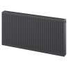 Radiateur Mexen CC22, 600 x 2200 mm, connexion inférieure centrale, 3636 W, anthracite - W6C22-060-220-66