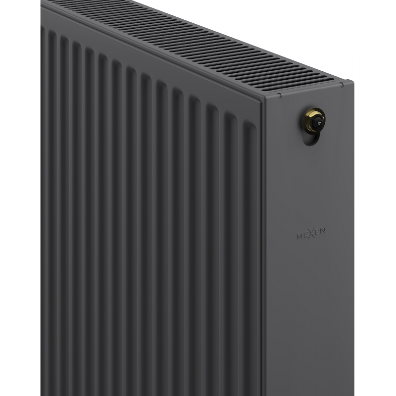 Mexen CC22 radiateur à panneaux 600 x 2800 mm, connexion inférieure centrale, 4628 W, anthracite - W6C22-060-280-66