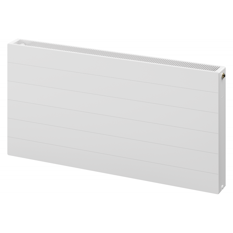 Radiateur Mexen Line CCL22 300 x 1100 mm, raccordement inférieur central, 991 W, blanc - W6C22L-030-110-00