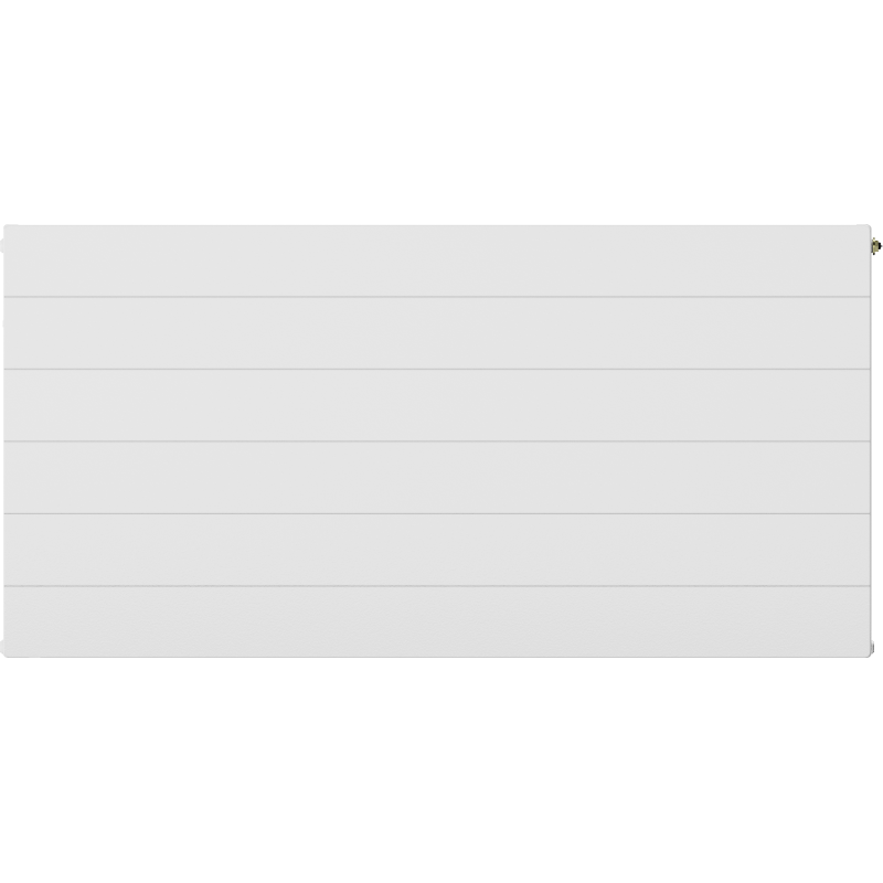 Mexen Line CCL22 radiateur à plaques 400 x 400 mm, connexion centrale inférieure, 455 W, blanc - W6C22L-040-040-00