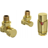 Mexen G00 ensemble thermostatique d'angle, doré - W901-900-50