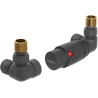 Mexen G00 ensemble thermostatique axial, anthracite - W903-900-66