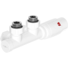 Mexen G00 ensemble thermostat à angle, Duplex, DN50, blanc - W907-900-20