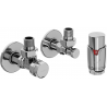 Mexen G00 ensemble thermostatique d'angle avec cache R, chrome - W901-900-904-01