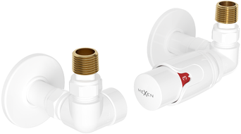 Mexen G00 ensemble thermostatique axial avec rosace R, blanc - W903-900-904-20