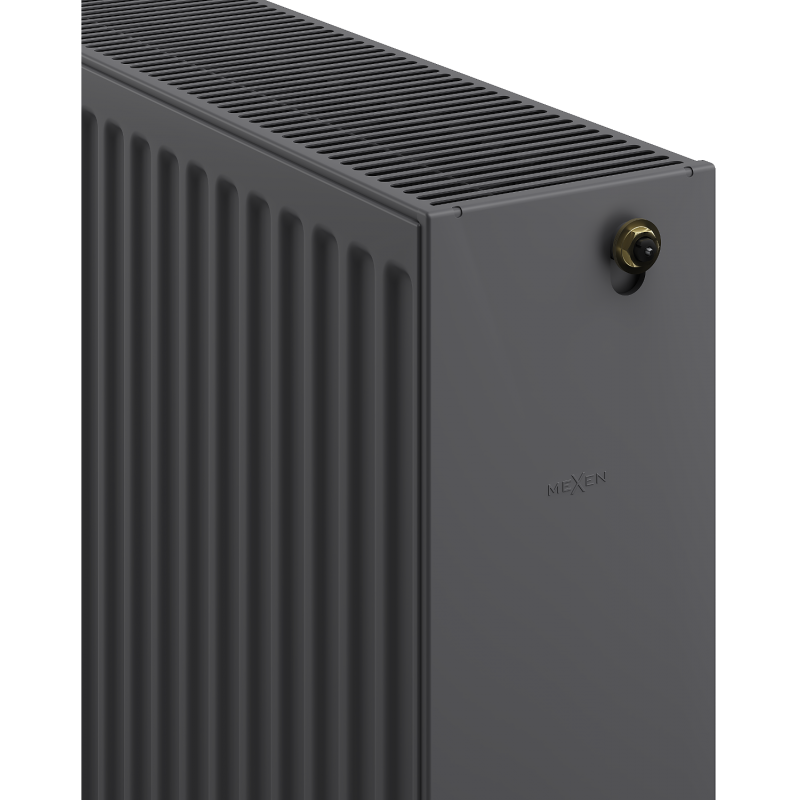 Mexen CC33 radiateur plat 400 x 800 mm, raccordement inférieur central, 1351 W, anthracite - W6C33-040-080-66