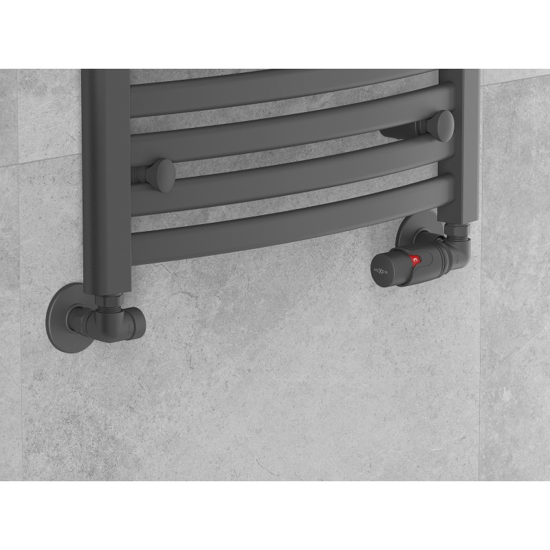 Mexen G00 ensemble thermostatique axial avec cache R, anthracite - W903-900-904-66