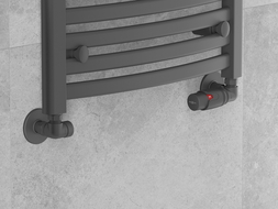Mexen G00 ensemble thermostatique axial avec cache R, anthracite  - W903-900-904-66