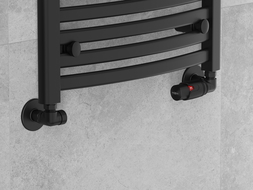 Mexen G00 ensemble thermostatique axiale avec cache R, noir - W903-900-904-70