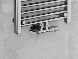 Mexen G00 ensemble thermostatique en angle avec cache R, Duplex, DN50, chrome - W907-900-905-01