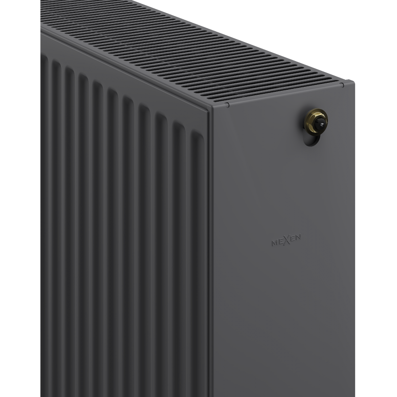Mexen CC33 radiateur à panneaux 400 x 1600 mm, raccordement central inférieur, 2702 W, anthracite - W6C33-040-160-66