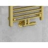 Mexen G00 ensemble thermostatique coudé avec cache R, Duplex, DN50, doré - W907-900-905-50