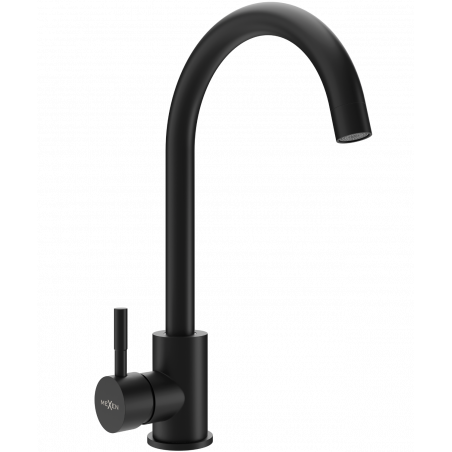 Mexen Foggia robinet de cuisine, Noir - 671800-70