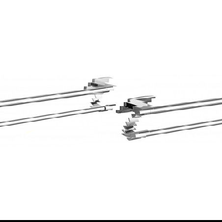 Mexen Zoja double porte-serviettes, Chrome - 7019125-00