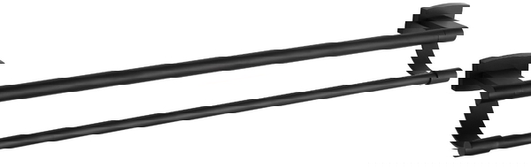 Mexen Zoja double porte-serviettes, Noir - 7019125-70