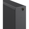 Mexen CC33 radiateur à panneau 900 x 400 mm, raccordement inférieur central, 1273 W, anthracite - W6C33-090-040-66