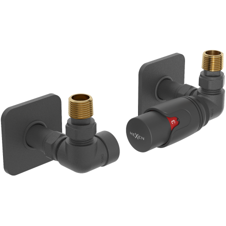 Mexen G00 ensemble thermostatique axial avec cache S, anthracite - W903-900-909-66