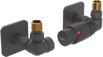 Mexen G00 ensemble thermostatique axial avec cache S, anthracite - W903-900-909-66